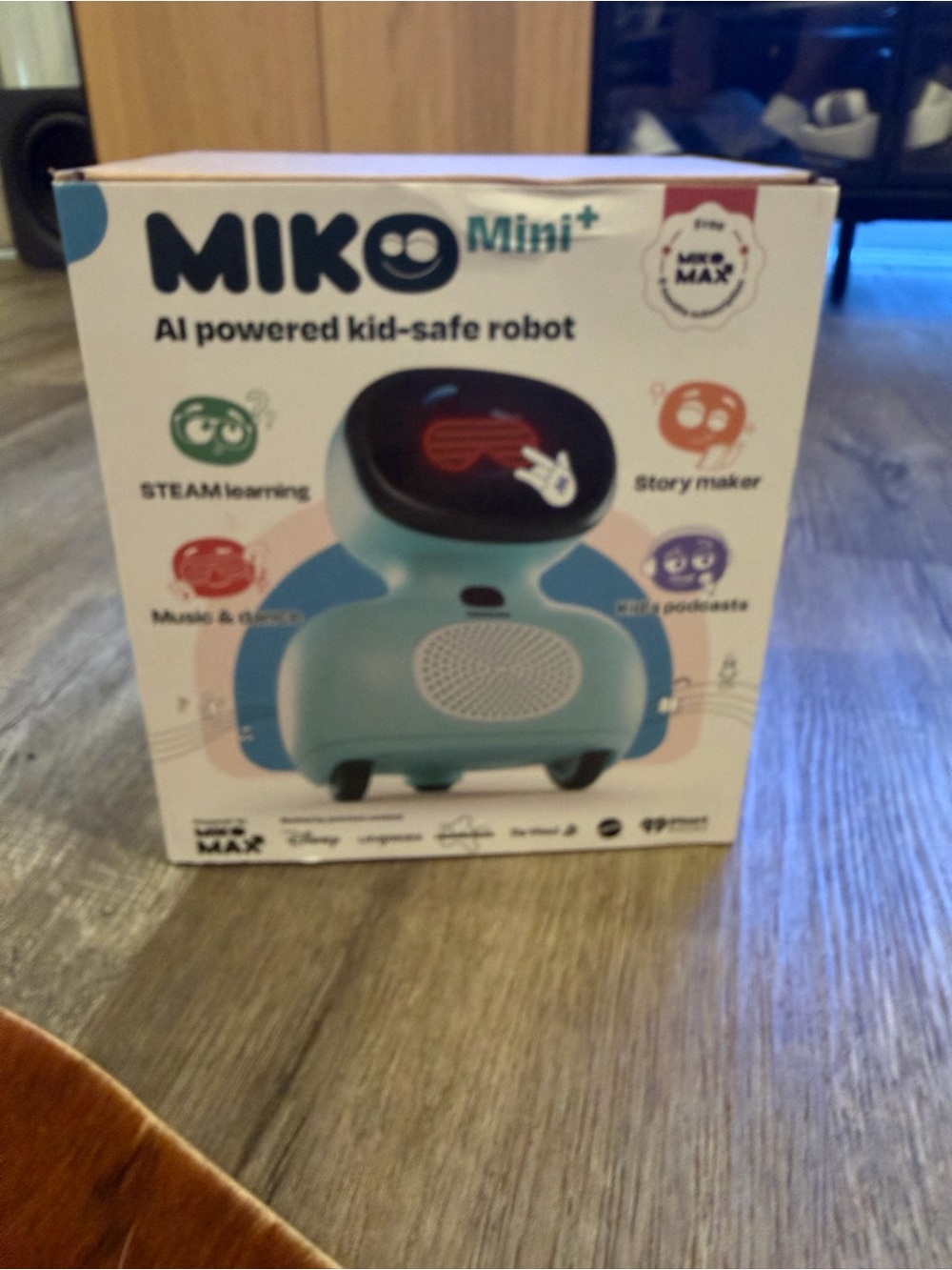 Mini+ AI-Powered Kid-Safe Robot - Blue